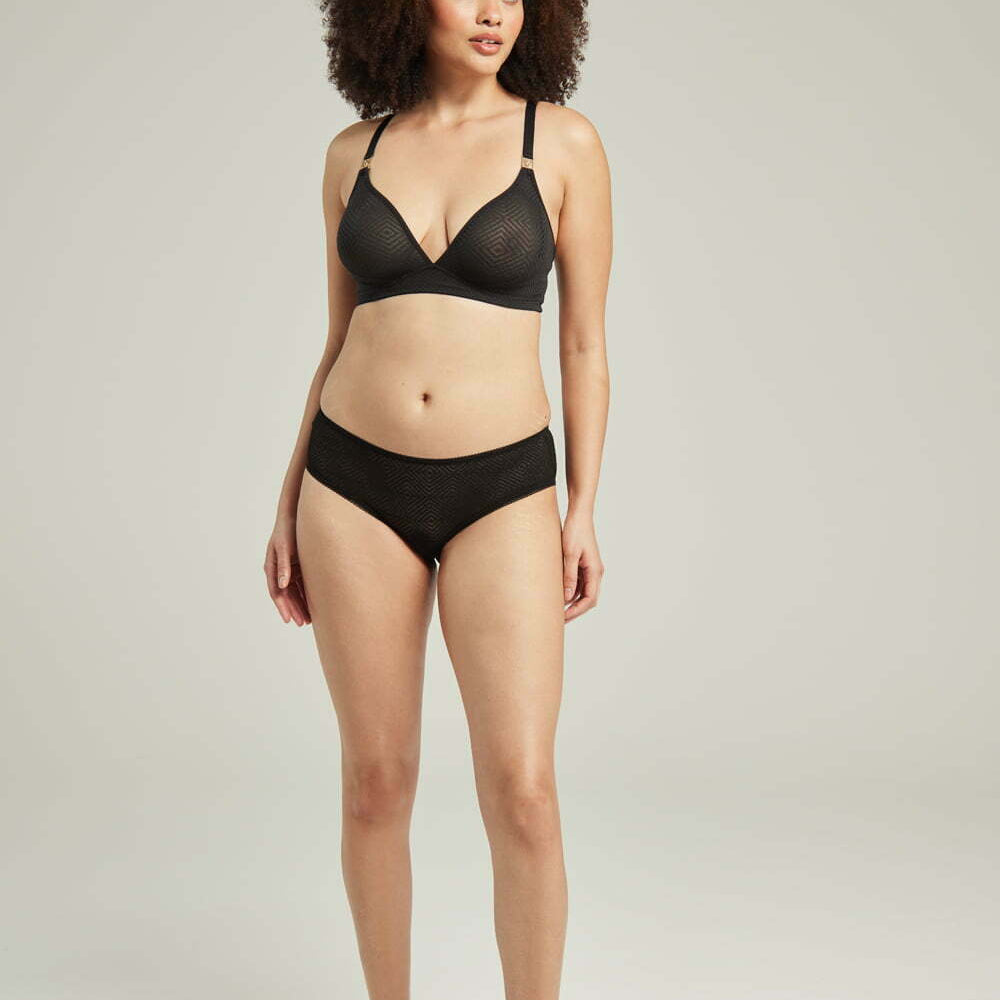 
                      
                        The Sheer Deco Hipster Brief Black | Briefs &amp; Thongs | Nudea
                      
                    