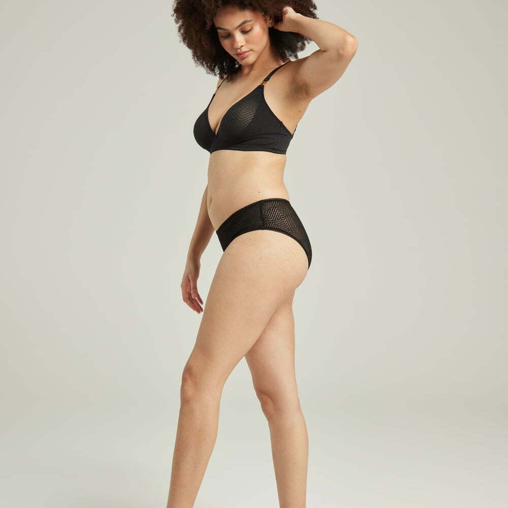 
                      
                        The Sheer Deco Hipster Brief Black | Briefs &amp; Thongs | Nudea
                      
                    