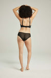 The Sheer Deco Hipster Brief Black | Briefs &amp; Thongs | Nudea
