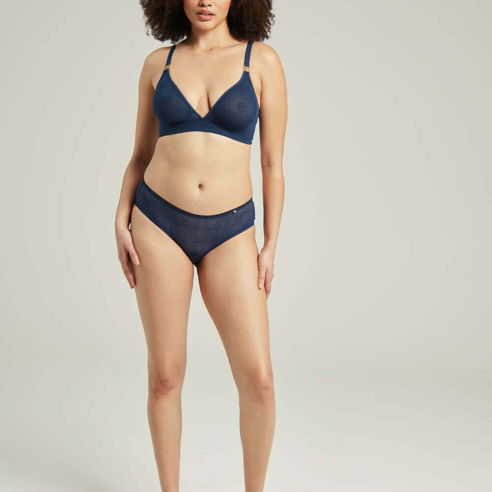 
                      
                        The Sheer Deco Hipster Brief Navy | Briefs &amp; Thongs | Nudea
                      
                    