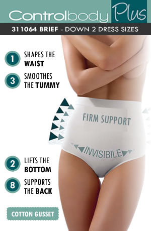 
                      
                        Control Body 311064 Shaping Brief Bianco | Shapewear | Control Body
                      
                    