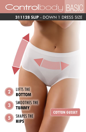 
                      
                        Control Body 311128 Shaping Brief Bianco | Briefs &amp; Thongs | Control Body
                      
                    
