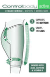 Control Body 410600 Infused Shaping Leggings Bianco | Shapewear | Control Body