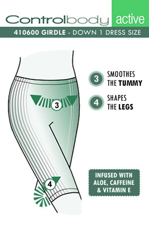 Control Body 410600 Infused Shaping Leggings Skin | Shapewear | Control Body