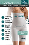 Control Body 410604 High Waist Long Shaping Shorts Bianco | Briefs &amp; Thongs | Control Body