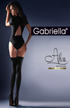 Gabriella Calze Alva Hold Ups Black | gabh, Hosiery | Gabriella