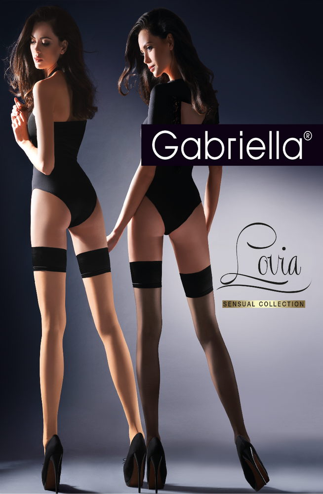 Gabriella Calze Lovia Hold Ups Beige | gabh, Hosiery | Gabriella