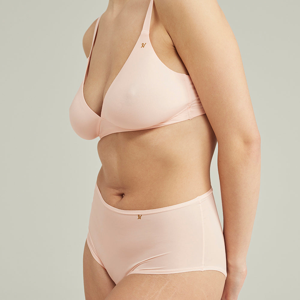 
                      
                        The Second Skin Stretch Easy Does It Bralette Blush Pink | Lingerie Sets | Nudea
                      
                    