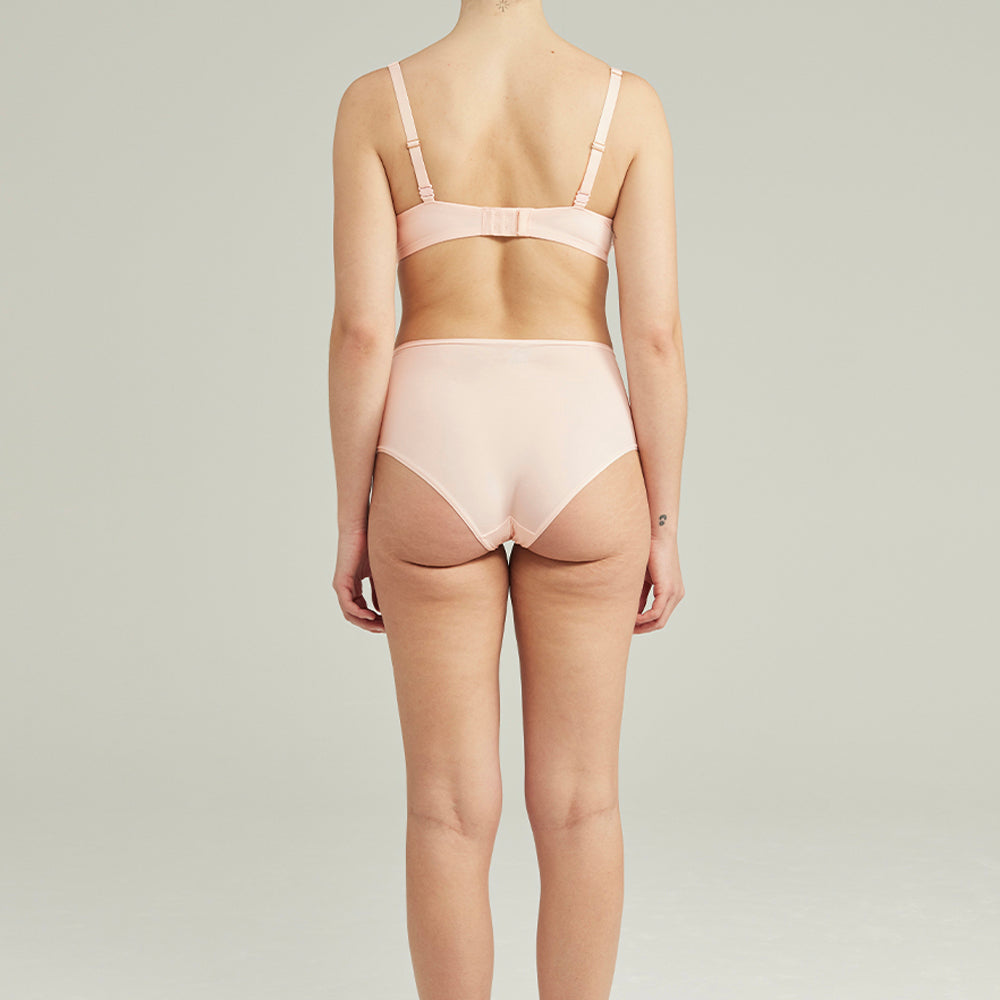 
                      
                        The Second Skin Stretch High Waist Brief Blush Pink | Briefs &amp; Thongs | Nudea
                      
                    