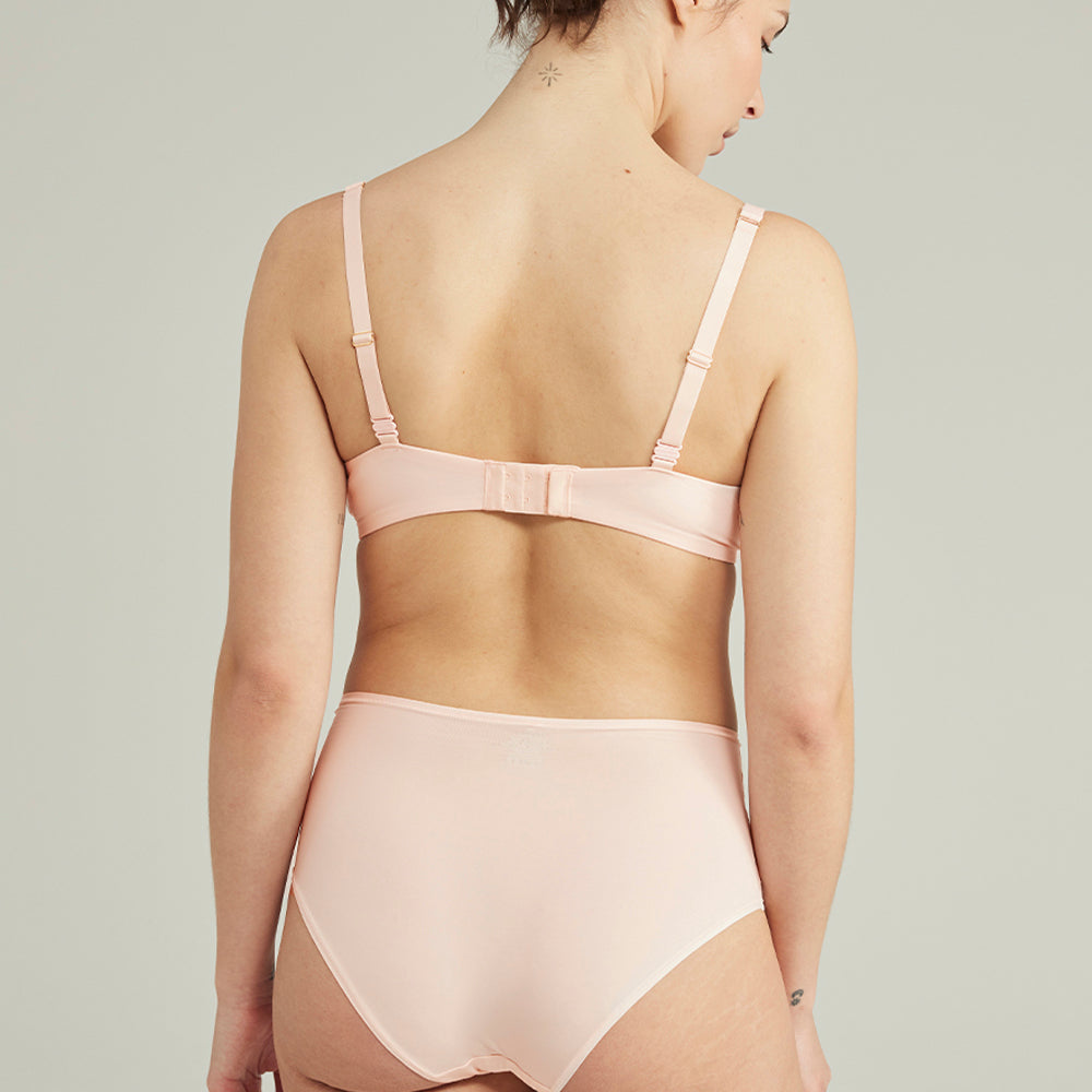 
                      
                        The Second Skin Stretch High Waist Brief Blush Pink | Briefs &amp; Thongs | Nudea
                      
                    