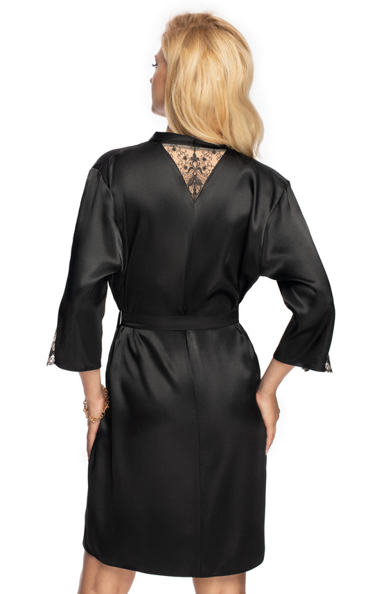 Irall Mallory Dressing Gown Black | irallgown, Nightwear | Irall