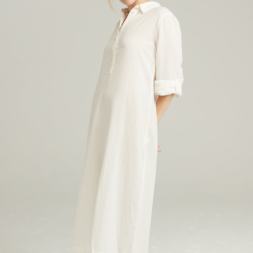 
                      
                        The Maxi Shirt Organic Cotton White | Nightdresses | Nudea
                      
                    