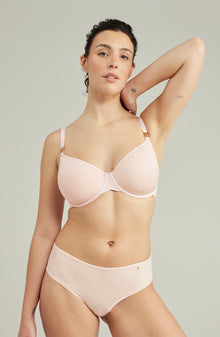 The Stretch Boss Full Cover Bra Blush Pink Up to G Cup | Bras | Nudea