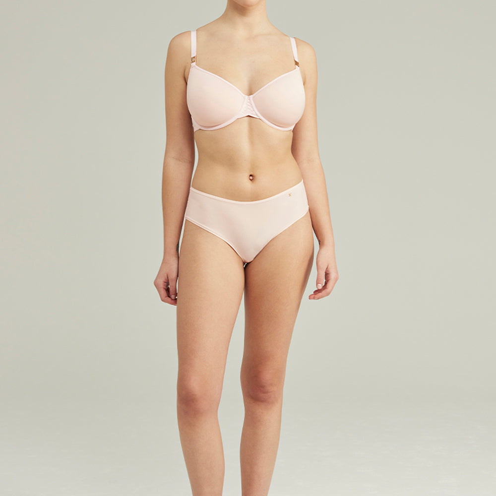 
                      
                        The Second Skin Stretch Mid Rise Waist Brief Blush Pink | Briefs &amp; Thongs | Nudea
                      
                    