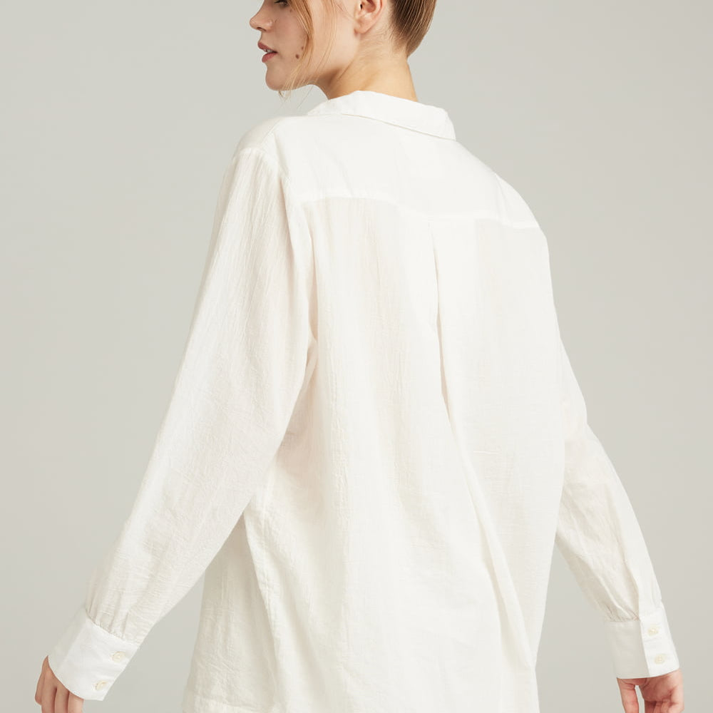 
                      
                        The Midi Shirt Organic Cotton White | Nightdresses | Nudea
                      
                    