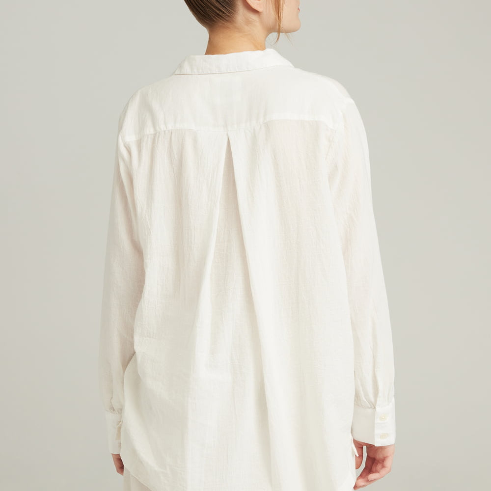 
                      
                        The Midi Shirt Organic Cotton White | Nightdresses | Nudea
                      
                    