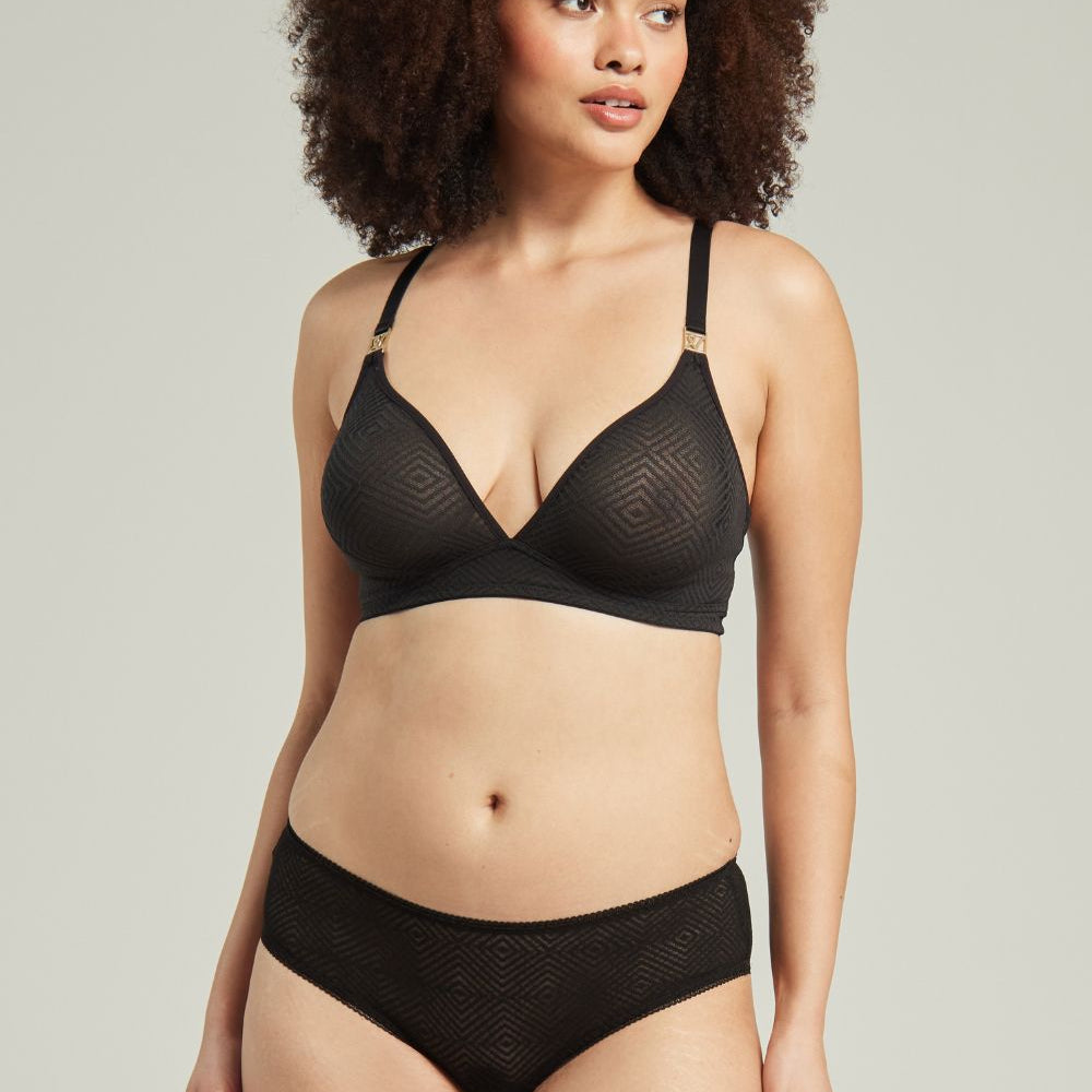 
                      
                        The Sheer Deco Hipster Brief Black | Briefs &amp; Thongs | Nudea
                      
                    