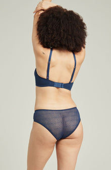  The Sheer Deco Hipster Brief Navy | Briefs &amp; Thongs | Nudea
