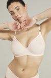 The Stretch Boss Full Cover Bra Blush Pink Up to G Cup | Bras | Nudea
