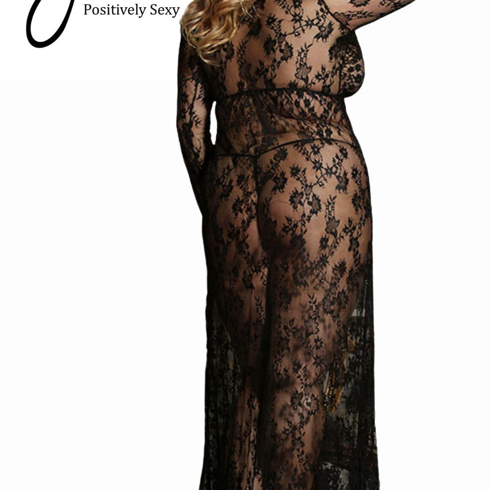 
                      
                        YesX YX826Q Long Gown & Thong | Nightwear | YesX
                      
                    