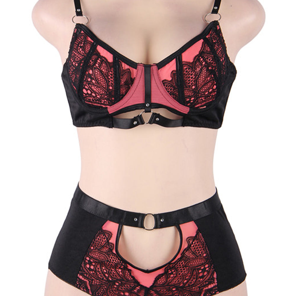 
                      
                        YesX YX831Q Bra Set Pink | chemplus, Lingerie Sets, yesxplus | YesX
                      
                    