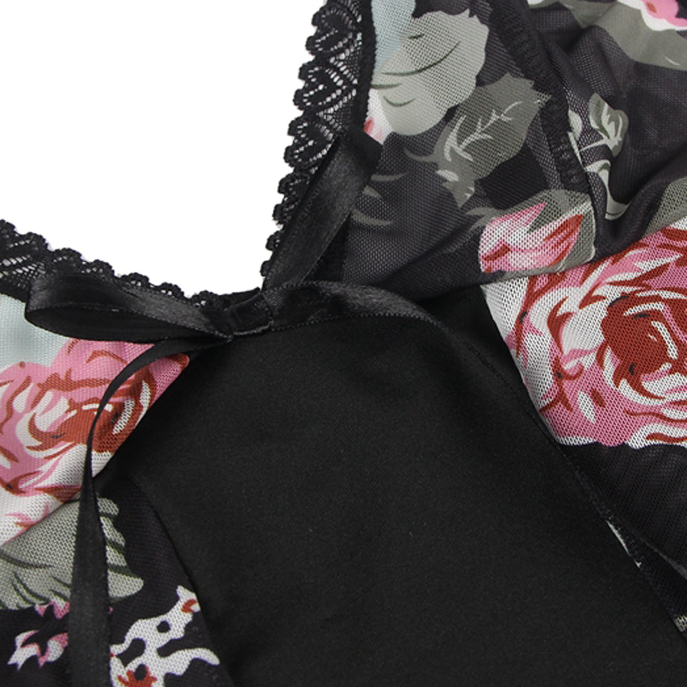 
                      
                        YesX YX835Q Floral Babydoll | Babydolls, PLUSL, spring23, yesxplus | YesX
                      
                    