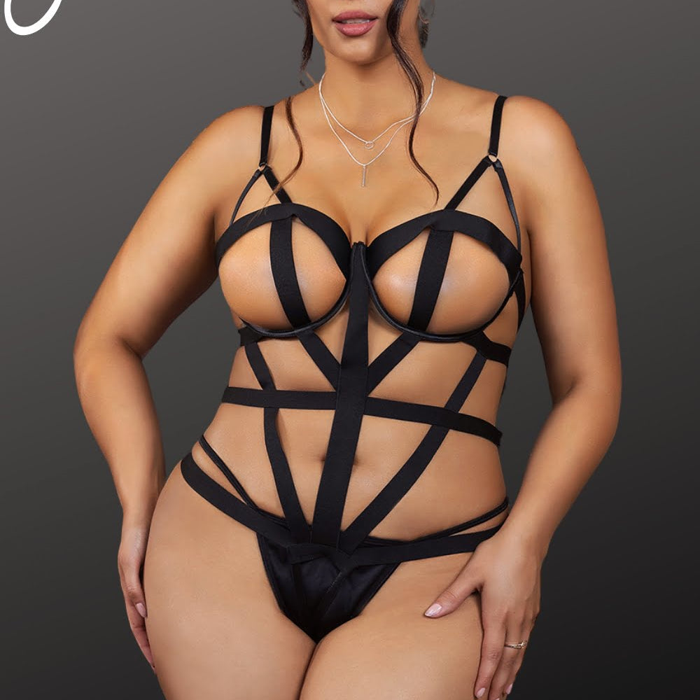 YesX YX844Q Body Black | Lingerie Sets | YesX