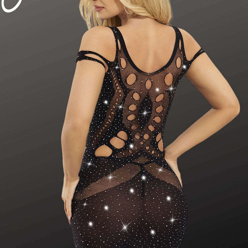 
                      
                        YesX YX853 Sparkly Black Dress | Dresses | YesX
                      
                    