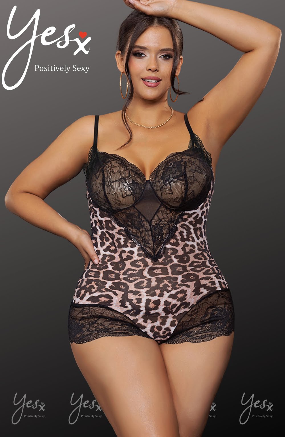 YesX YX854Q Leopard Bodysuit | leopard, Lingerie Sets | YesX