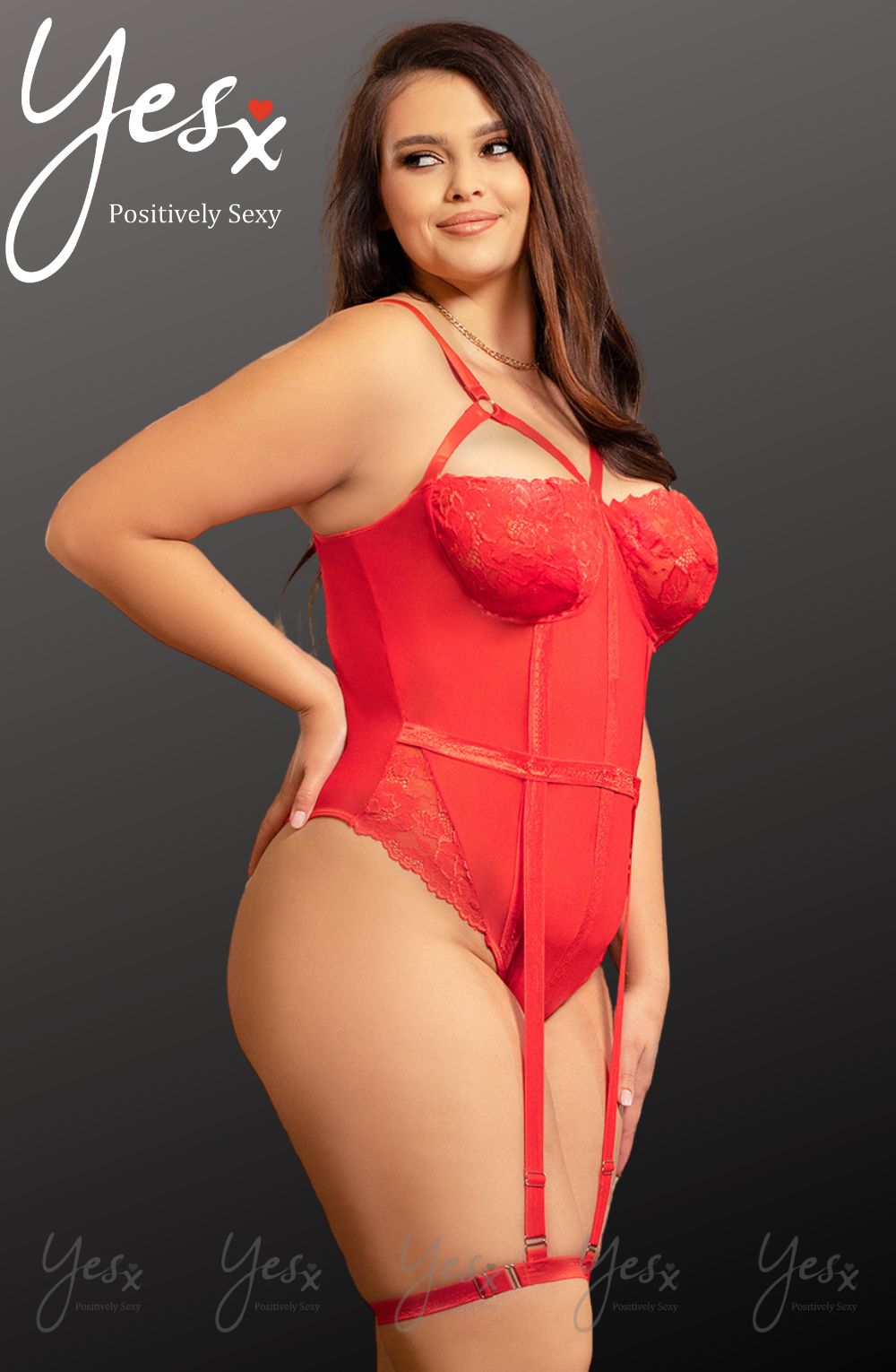 YesX YX858Q Red Bodysuit | Bodies | YesX