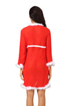 YesX YX948 Red/White Gown & Thong | Nightwear | YesX