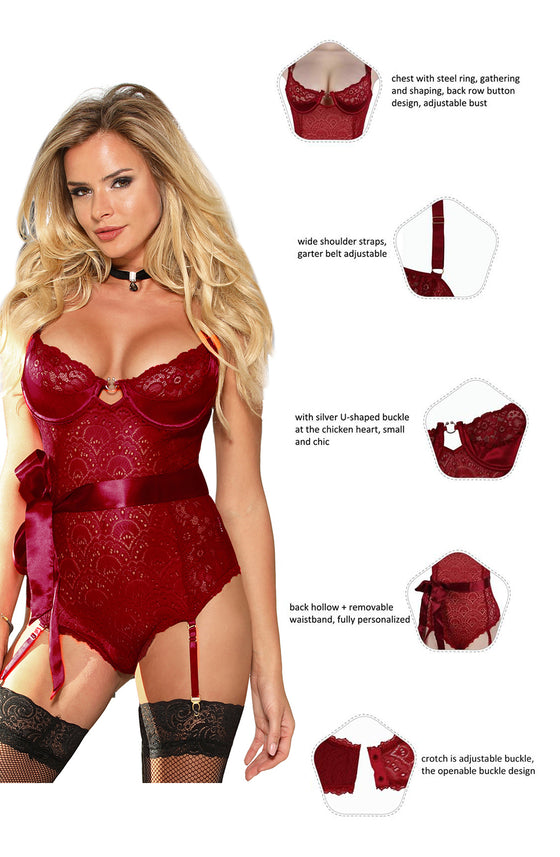 YesX YX951 Red Body | Lingerie Sets, sni | YesX
