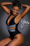 YesX YX980 One Piece Swimsuit Black | Swimwear | YesX