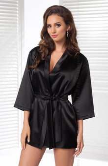  Irall Aria Dressing Gown Black | Nightwear | Irall