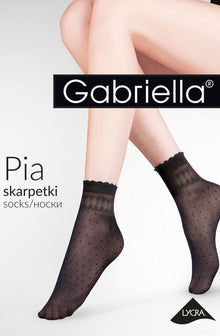  Gabriella Pia Socks Black | Hosiery | Gabriella