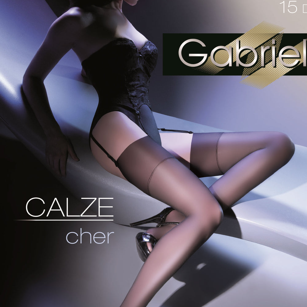 Gabriella Cher Stockings 226 Black | Hosiery | Gabriella