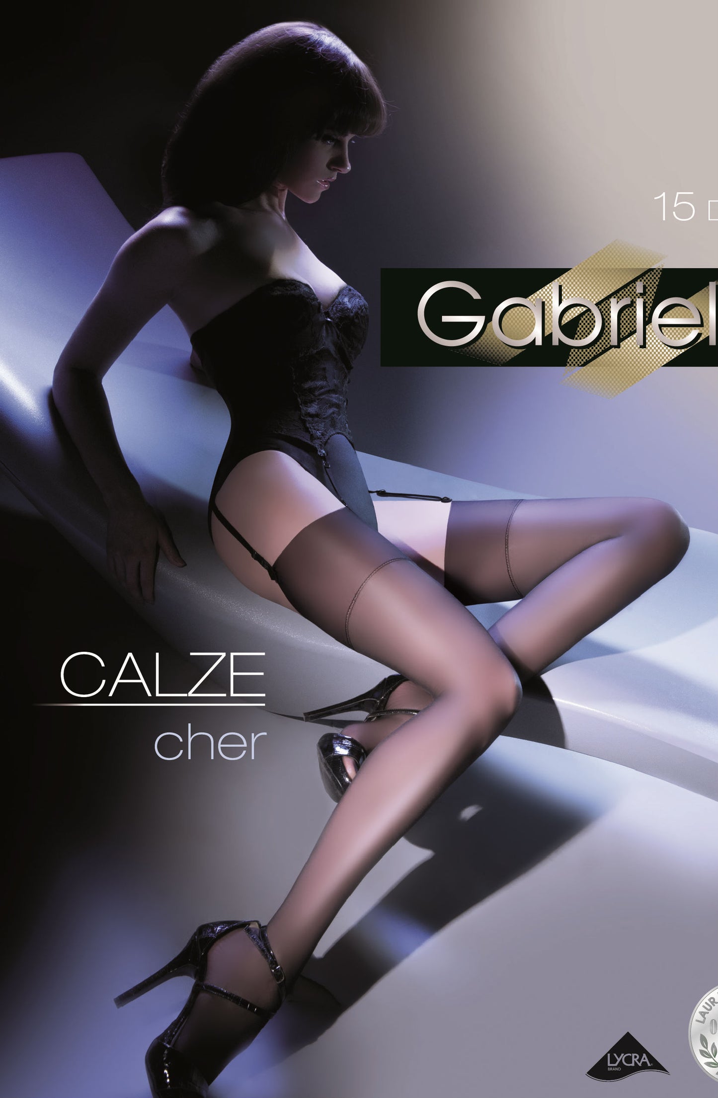 Gabriella Cher Stockings 226 Black | Hosiery | Gabriella