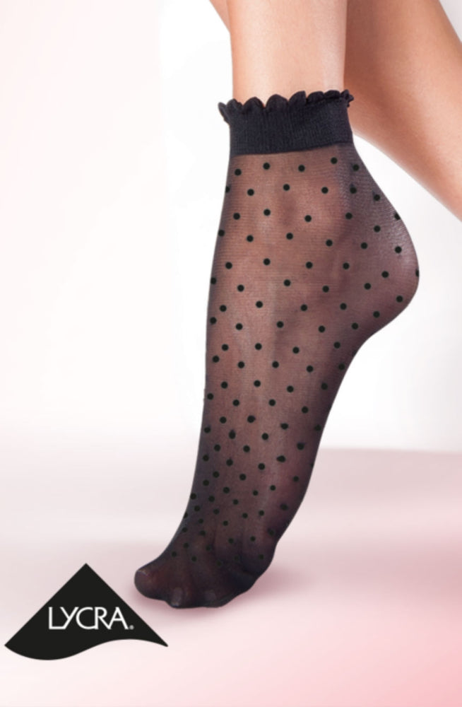 Gabriella Puntina 616 Socks Black | Hosiery | Gabriella