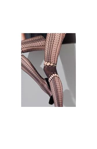 Gabriella Kabaretta Collant Zazu Tights Black | Hosiery | Gabriella