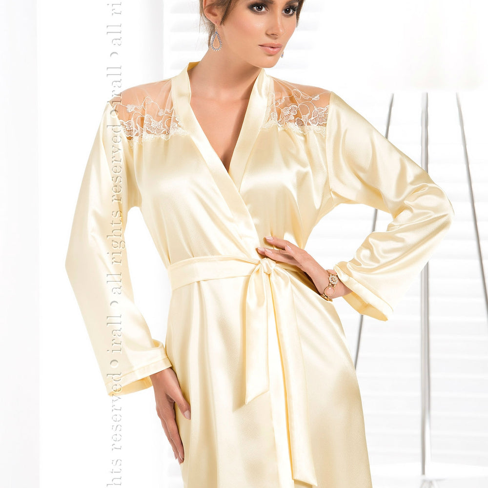 Irall Daphne Dressing Gown Cream | Nightwear | Irall