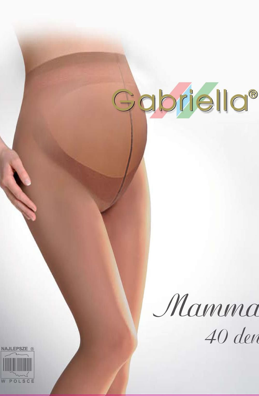 Gabriella Classic Mamma 40 Tights Beige | Hosiery | Gabriella