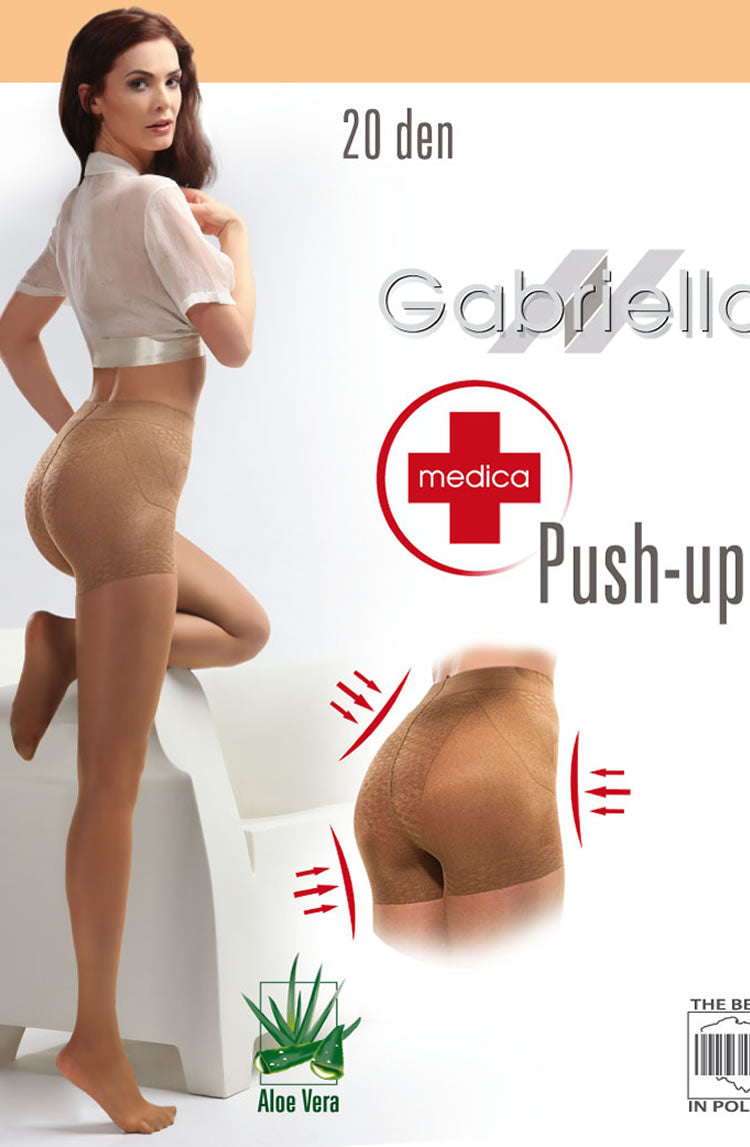 Gabriella Classic Push Up 127 Tights Beige | Hosiery, shaping | Gabriella