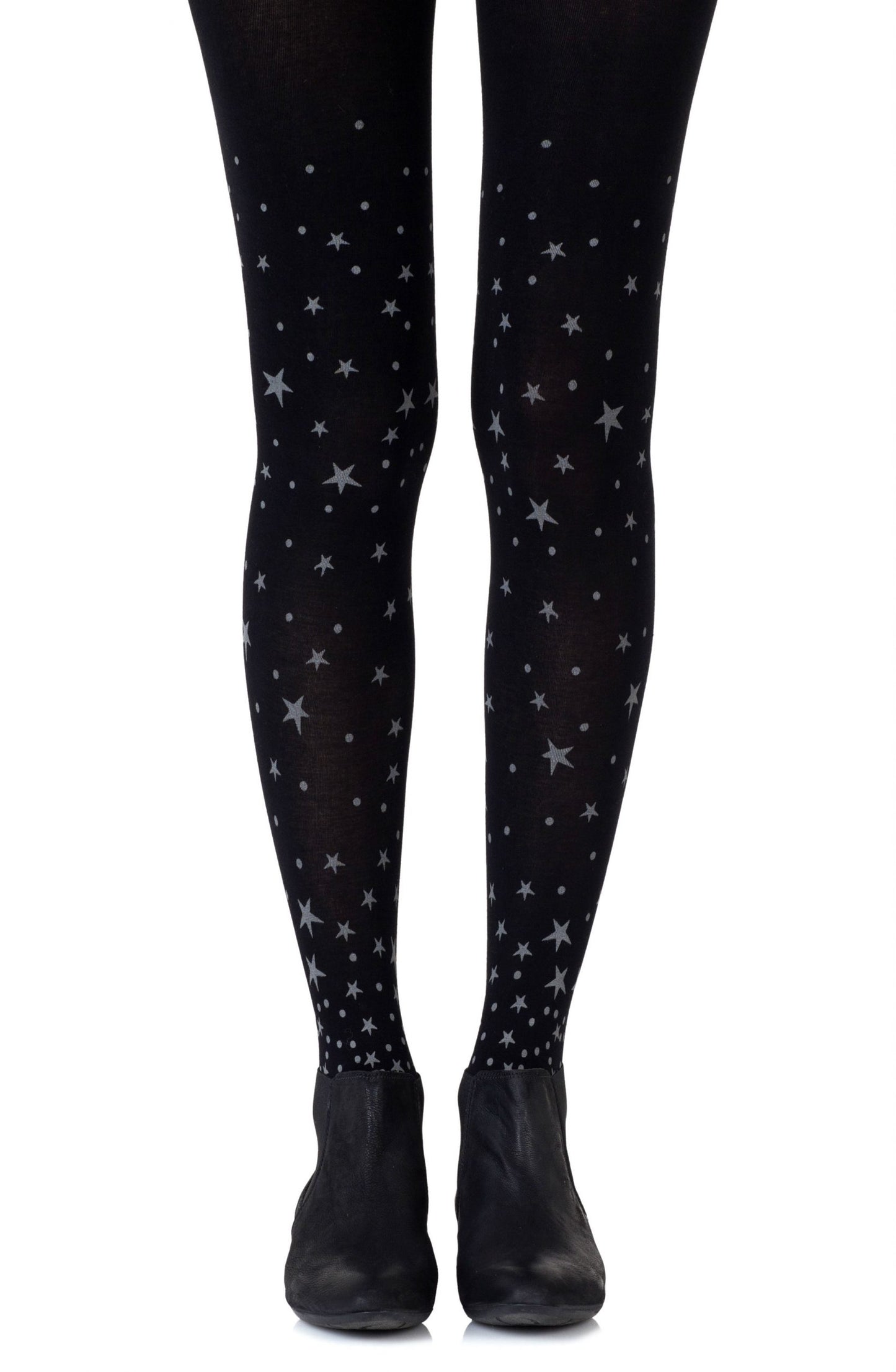 Zohara "Hollywood Boulevard" Black Tights | 100d, Tights | Zohara