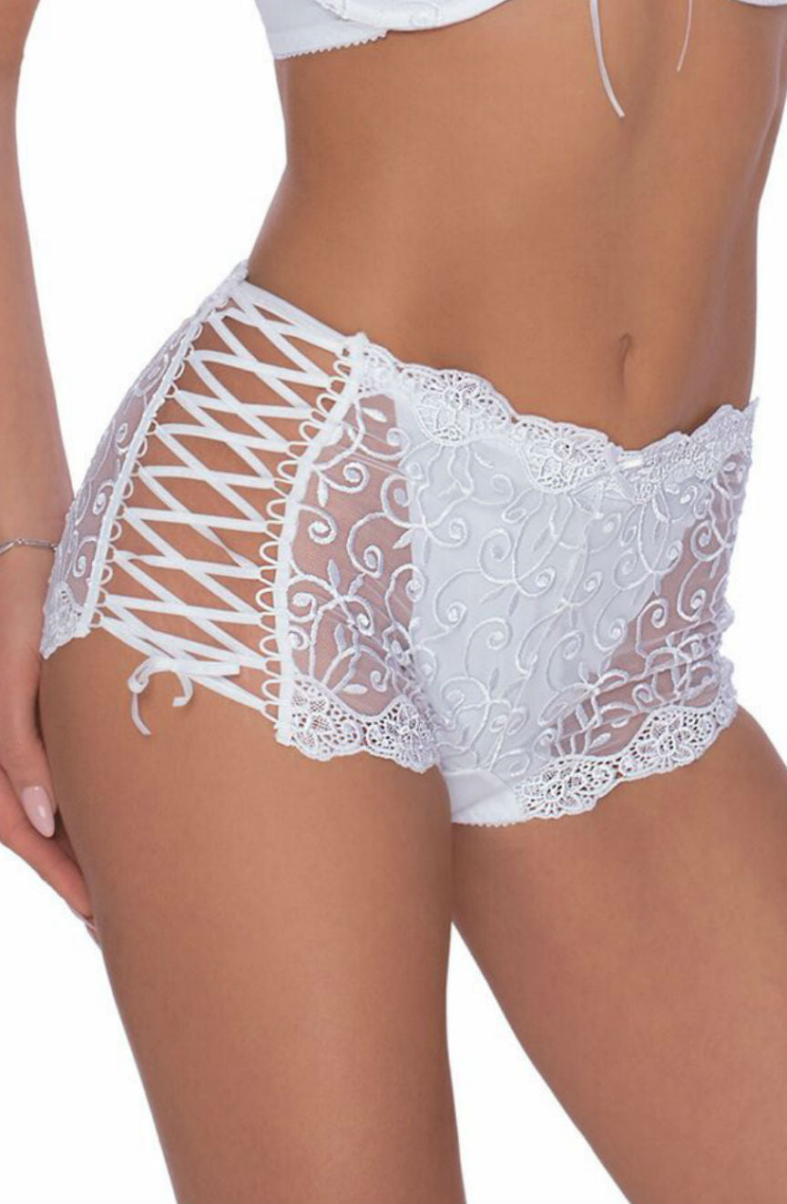 Roza Ginewra Short White | Briefs & Thongs, gin, ginewraw, rshort | Roza