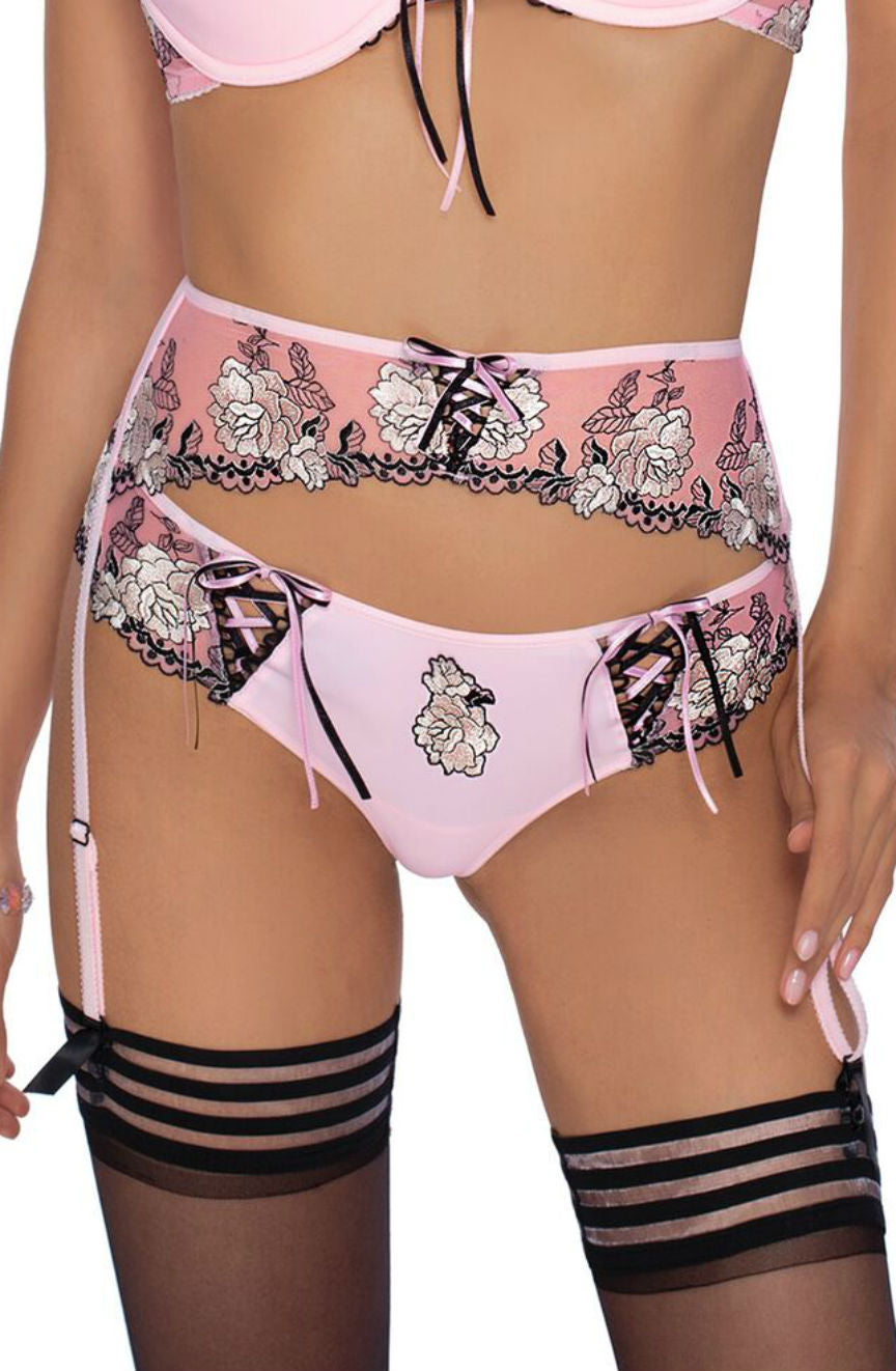 Roza Natali Pink Susp Belt | Hosiery, natalipink, pink70 | Roza