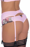 Roza Natali Pink Susp Belt | Hosiery, natalipink, pink70 | Roza