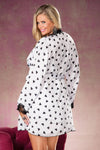 Shirley of Hollywood X25799 Heart Print & Lace Robe | Robes, sohx | Shirley of Hollywood