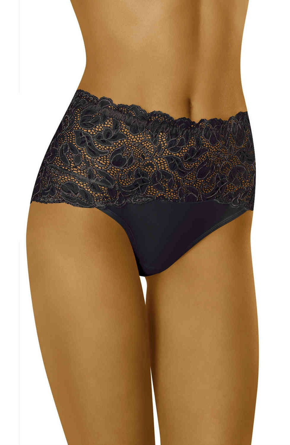 Wolbar Teri Black | Briefs & Thongs, cottong, florallace, wolbarxx | Wolbar