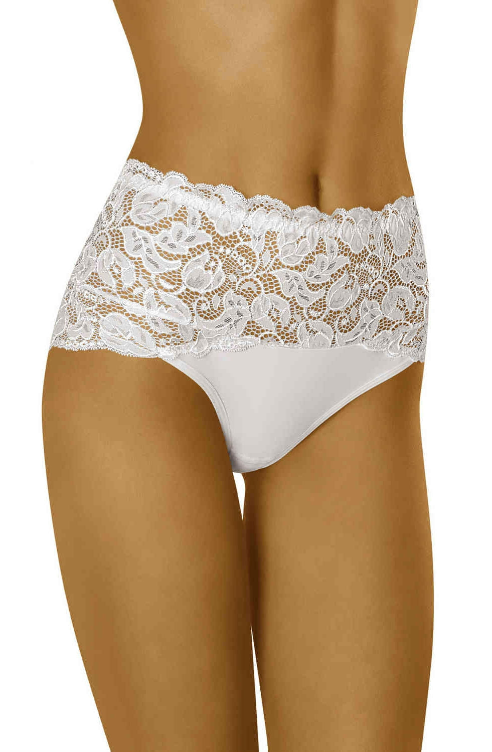 Wolbar Teri White | Briefs & Thongs, cottong, florallace, wolbarxx | Wolbar