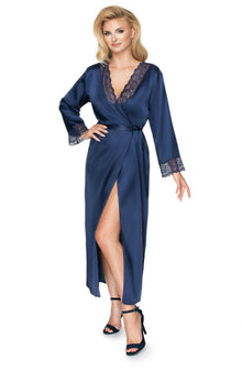  Irall Yoko Dressing Gown Navy Blue | Nightwear | Irall